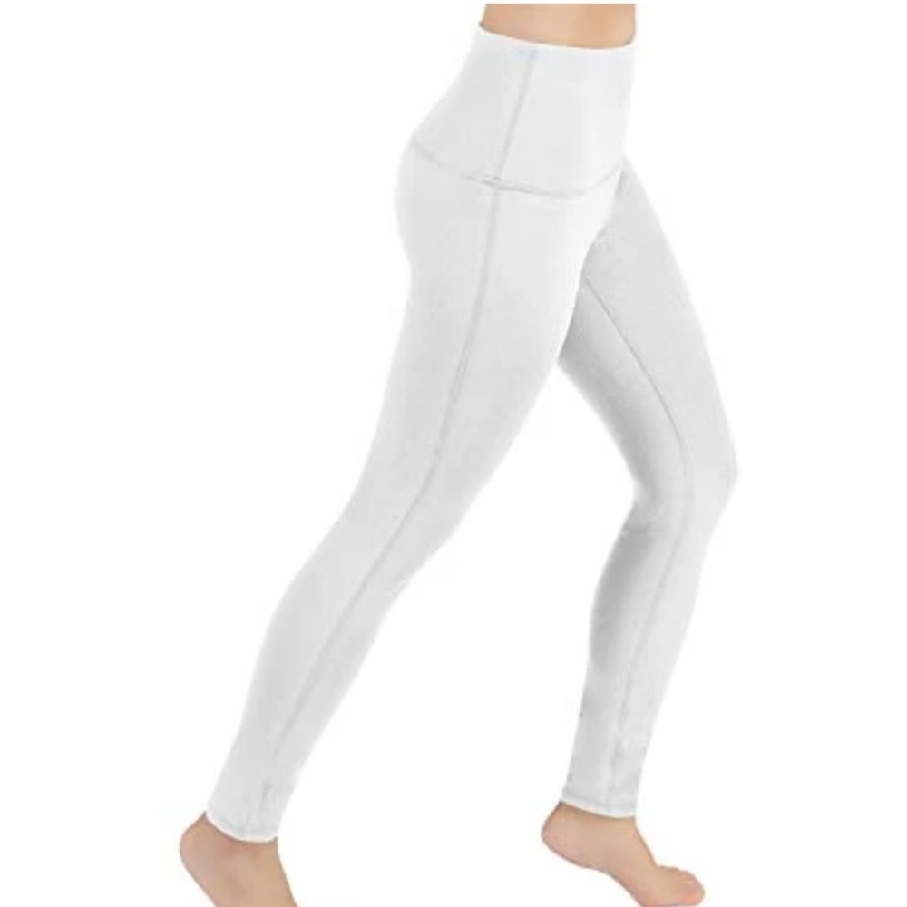 White workout leggings